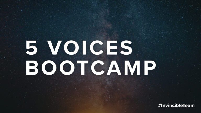 5 voices bootcamp